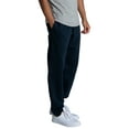 thumbnail image 4 of Fruit of the Loom Men's Crafted Comfort Super Soft Cotton Blend Elastic Bottom Fleece Sweatpants, Sizes S-2XL, 4 of 8