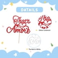 thumbnail image 3 of Adorno para Pastel JIAYINGQI That's Amore con Brillo Rojo, 3 of 6