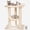 Beige, variant on Cute Cat Tree Kitten Cat Tower for Indoor Cat Condo Sisal Scratching Posts with Jump Platform Cat Furniture Activity Center Play House Beige