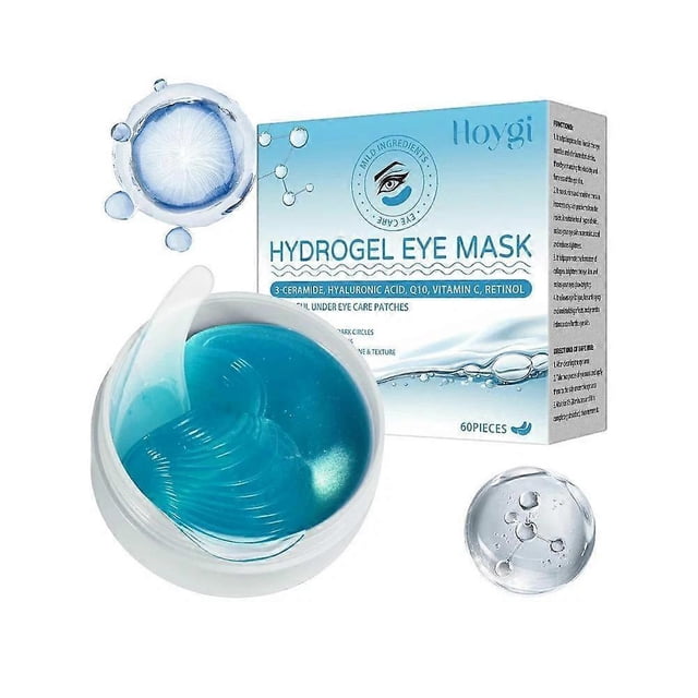 60pcs Under Eye Hydrogel Hyaluronic & Retinol Mask Patches Dark Circle Wrinkles