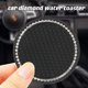 thumbnail image 3 of Posavasos universales de silicona antideslizante para coche, 2 unidades, 2,75 pulgadas, con diseño de diamante (negro), 3 of 5