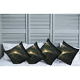 thumbnail image 2 of Ambesonne Galaxy Throw Pillow Cover 4 Pack, Sun Rising Above Earth, 24", Black, 2 of 5