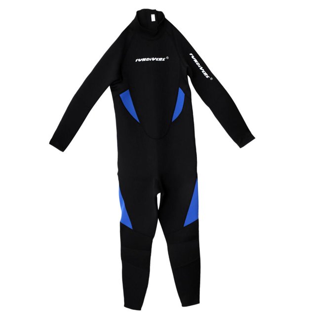 Traje de buceo de neopreno de 3 mm para hombre Traje de baño de buceo de surf S-3XL Azul Cola Traje de neopreno para hombre