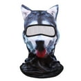 thumbnail image 1 of 3D Cat Breathable Ski Balaclava Sheisty Face Mask With Ears For Outdoor Ski Activities, 1 of 8