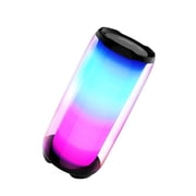 Waloo Wireless Portable Bluetooth Speaker with 360 Degrees LED Lights, Powerful Sound and Deep Bass 2 LB.