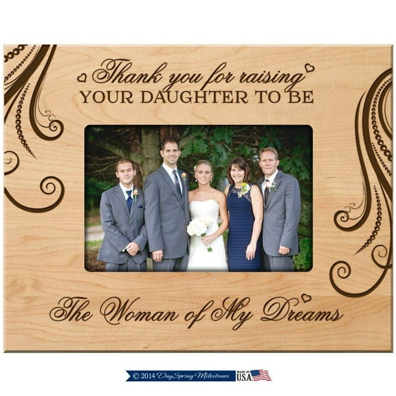 Parent Wedding Picture Frame - Thank You For The Woman Of My Dreams