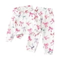 thumbnail image 4 of LIIPEE Autumn Winter Outfit Sets For Girls Cartoon Graphic Long Sleeve Pullover Hoodies And Sweatpants 2 Piece Set Kids Casual Comfortable Cute Outfits,5-6 Years, 4 of 8