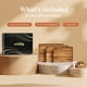 thumbnail image 2 of Tabla de cortar SMIRLY Wood, juego de 3 con soporte de madera de acacia, 2 of 7
