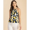 thumbnail image 2 of Moomaya Sleeveless Halter Neck Printed Loose Fit Top - Women's Summer Top, 2 of 9