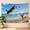C, variant on XaaKee, Tapestry Wall Hanging, Sloth Slow Drink Element, High-Quality Polyester Room Tapestry, 60x40Inch