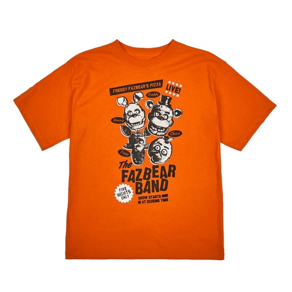 Five Nights at Freddy's T-Shirt Boys' The Fazbear Band Kids Short Sleeve Tee
