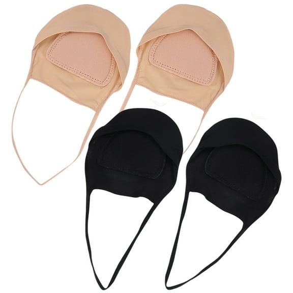 STOBOK Breathable Heel Socks Women Comfortable Wear Cotton Spandex for Daily Use 2 Pairs