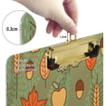 thumbnail image 3 of FMSHPON Pumpkins Leaves WheatApples Clipboard Hardboard Wood Nursing Clip Board and Pull for Standard A4 Letter 13x9 inches, 3 of 7