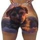 thumbnail image 2 of Fotbe Puppy Lying On A Cloud Shorts Sin Costuras – Shorts Deportivos de Cintura Alta para Mujer, Elásticos para Gimnasio, Yoga, Running o Ciclismo-Large, 2 of 8
