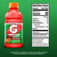thumbnail image 6 of Gatorade Lower Sugar, No Artificials Fruit Punch Flavored Electrolyte Sports Drink, 12 fl oz Bottle, (12 pack), 75% Less Sugar, Hydration, 6 of 6