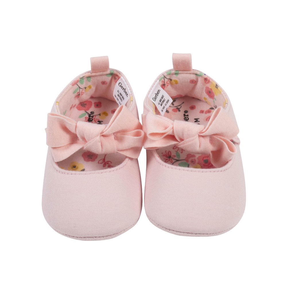 Gerber Gerber Baby Girls Jersey Shoes