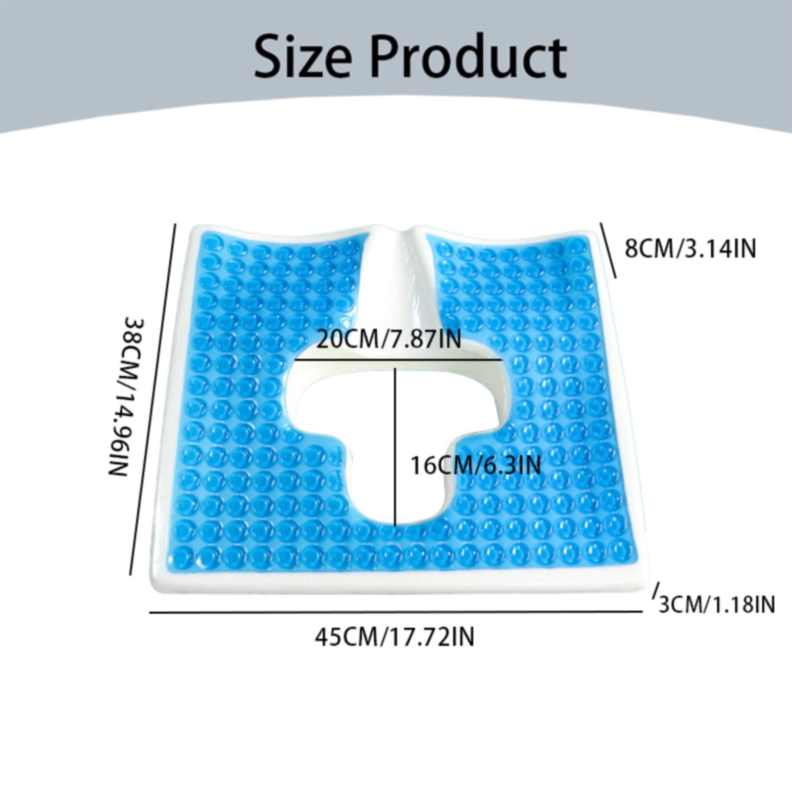 Clearance! Aminojy Anti Bedsore Cushion,Waterproof,Breathable, Bed Sore Cushions, Pain-Relieving and Pressure-Sore Care Fiber Material Bed Sore Cushion for Elderly, Bedridden, Disabled