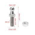 thumbnail image 2 of Unique Bargains 4 Set 10mm Car Gas Strut Ball Stud Silver Tone for Gas Struts Shock, 2 of 5