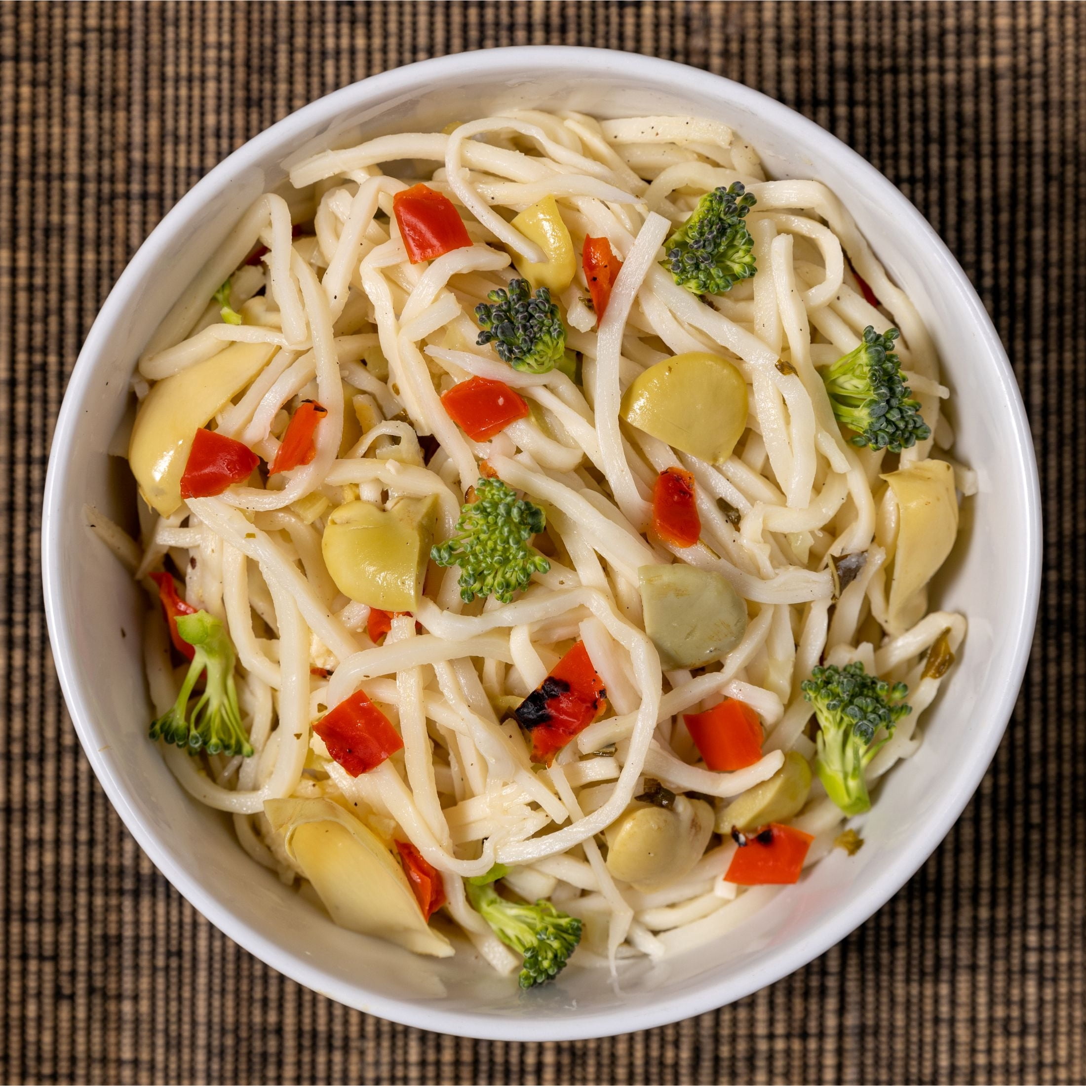 (3 pack) Kitchen & Love - Hearts of Palm Pasta Primavera , 8oz Plant Based, Non GMO, Gluten Free Pasta Alternative, Vegan, Easy to Prepare, Quick