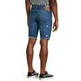 thumbnail image 2 of Levis Men's Orange Tab 505c Slim Fit Cut-Off Distressed Shorts (Medium Wash, W31), 2 of 4