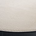 thumbnail image 3 of SAFAVIEH Revive Hyram Solid Polyester Area Rug, Ivory, 6'7" x 6'7" Round, 3 of 8
