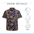 thumbnail image 7 of High Quality Hawaiian Shirts for Men Short Sleeve Aloha Beach Shirt Floral Summer Casual Button Down Shirts Blouses 9AQNER, 7 of 7