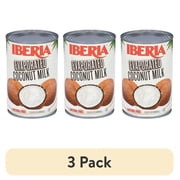 (3 pack) Iberia Evaporated Coconut Milk, 13.5 fl oz