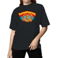 thumbnail image 2 of Officially Licensed Super Pretzel Classic Logo Design Women's T-shirt, 2 of 3