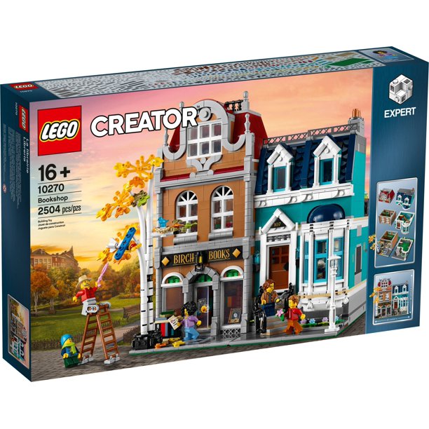 LEGO Creator Expert Bookshop 10270 Modular Building, Home Set for Collectors, Advanced Collection, Gift Idea for 16 plus Year Olds Walmart.com
