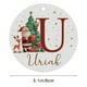 thumbnail image 3 of Adornos navideños, 26 letras, adornos colgantes para árbol de Navidad, adornos navideños personalizados, adornos navideños DIY, decoración navideña, decoración colgante para árbol de Navidad, artículo, 3 of 5