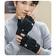 thumbnail image 2 of Guantes de hombre de medio dedo con solapa, cálidos, resistentes al frío, con etiquetado, de moda, tejidos de lana, para invierno, para estudiantes, para escribir, con dedos faltantes, 2 of 3