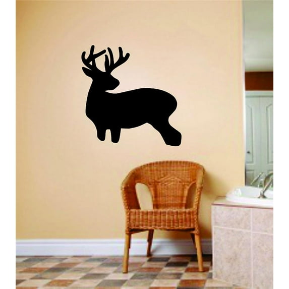 Wall Design Pieces Buck Deer Animal Hunting Hunter Man Gun Boys Kids Bed Room Sports 14 X 16 Inches