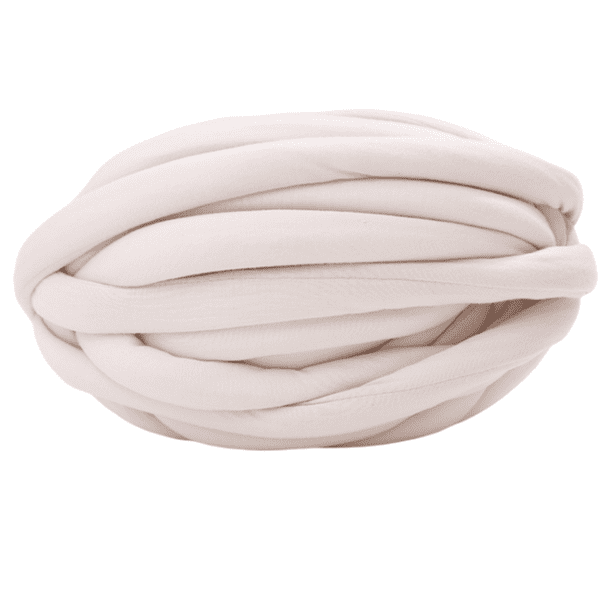 Hilo de lana grueso, hilo de lana gigante tejido a mano, lavable, relleno de crochet para fieltrar caqui blanco