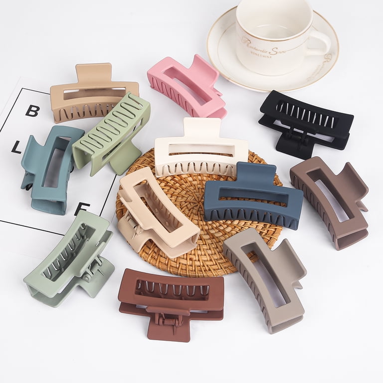 Vigorpace, Medium Hair Claw Clips, 3.5 inch, 12 Color Pack  display picture 3