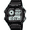 Black/Black, variant on Casio Men's Classic Digital Watch with Black Resin Strap with Grey Accents