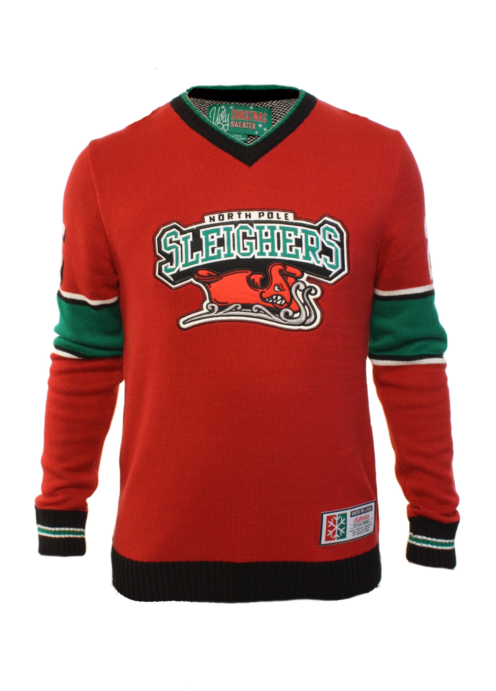 Hockey Ugly Christmas Sweater Style Short-Sleeve Unisex T-Shirt