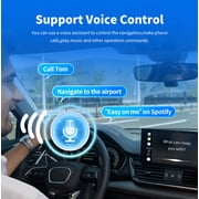 Mini Wireless CarPlay Adapter Converts Wired CarPlay/Android Auto to Wireless Plug & Play Converter Dual Band WiFi for Fast & Stable Performance Seamless Connection for Car Play Adapter
