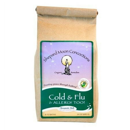 Shepard Moon Concoctions Epsom Salt Bath Remedies Cold & Flu Rescue Bath 24 oz Bag