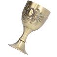 thumbnail image 3 of Copa de vino, cáliz de estilo vintage, cáliz grabado, diseño personalizado, 3 of 14