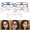 thumbnail image 6 of Vintage Office Ultralight Blue Ray Blocking Eye Protection PC Computer Goggles Frame Eyewear Square Eyeglasses Anti-Blue Light Glasses LEOPARD PRINT, 6 of 8