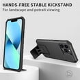 thumbnail image 6 of Compatible with iPhone 14 Pro Max Case with Slide Camera Cover, iPhone 14 Pro Max Phone Case with Stand Shockproof Hard PC Cases (Black), 6 of 14