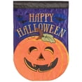 thumbnail image 2 of Magnolia Gardens M001640 29 x 42 in. Happy Halloween Jackolanern Polyester Garden Flag - Large, 2 of 2