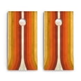 thumbnail image 3 of Retro Orange Curved Stripes Star Cornhole Boards, 3 of 6