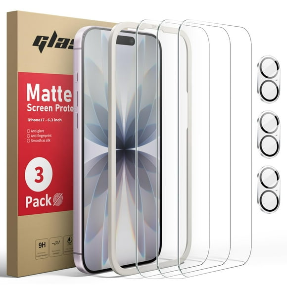 Protector de pantalla y lente de cámara Ambison para iPhone 17