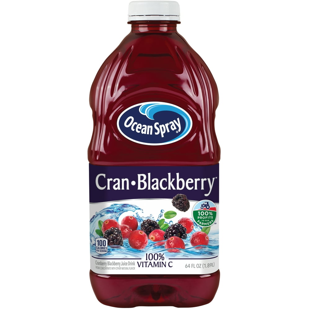 Ocean Spray Cranberry Blackberry Juice Drink Cocktail, 64 fl oz