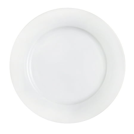 Set De 12 Platos Redondos De Porcelana Blancos 25Cm Star Round 6/24