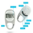 thumbnail image 4 of Oasiva Walking 3D Pedometer Outdoor Small Digital Pedometer Accurate Fitness Trackers Accurate Step Counter Easy to Use, 4 of 8