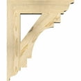 thumbnail image 4 of Ekena Millwork 4"W x 18"D x 26"H Westlake Craftsman Rough Sawn Bracket, Douglas Fir, 4 of 4