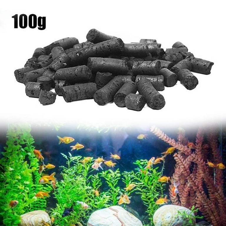 1 Bag of 100g Activated Carbon Charcoal Pellets Aquarium Fish Filters Sale I2V3