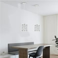 thumbnail image 6 of Miumaeov 2pcs Modern Crystal Pendant Light Chandelier Kitchen Island Hang Ceiling Lamp Fixture, 6 of 11